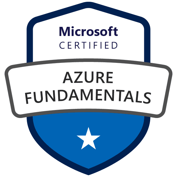 Microsoft Azure Fundamentals Certificate